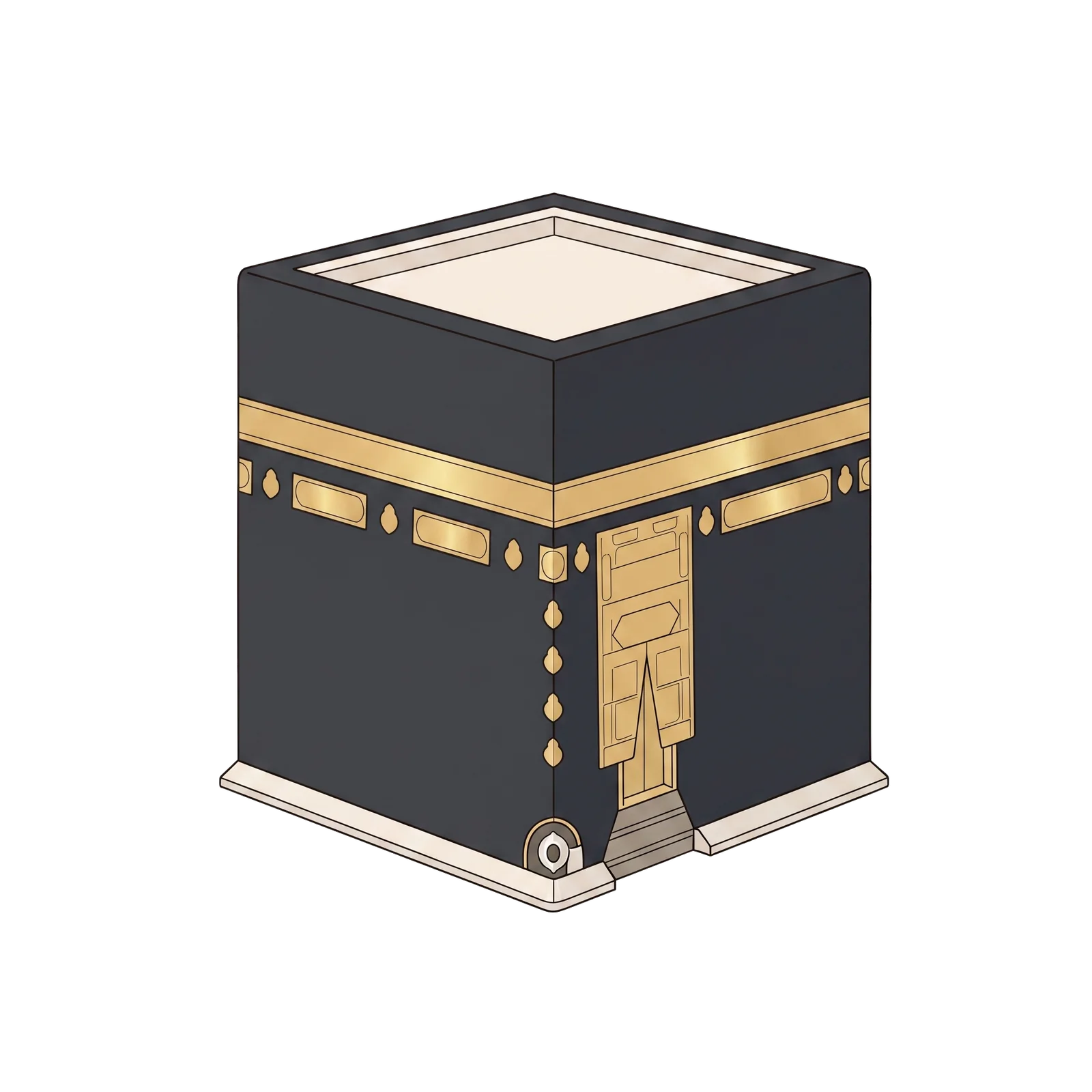 La Kaaba au centre du Haram